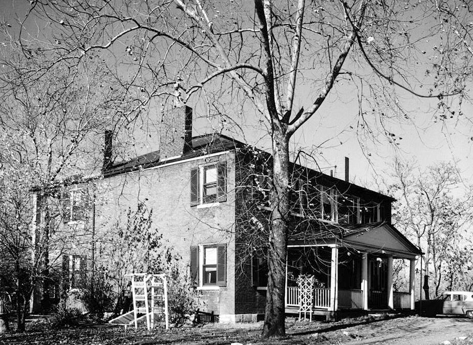 Captain Lewis Bissell Mansion, Saint Louis Missouri Side and front (Date unknown)