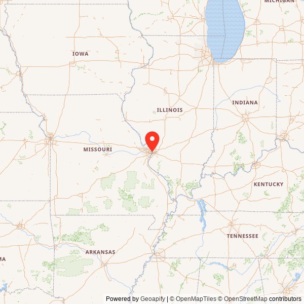 Captain Lewis Bissell Mansion State Map