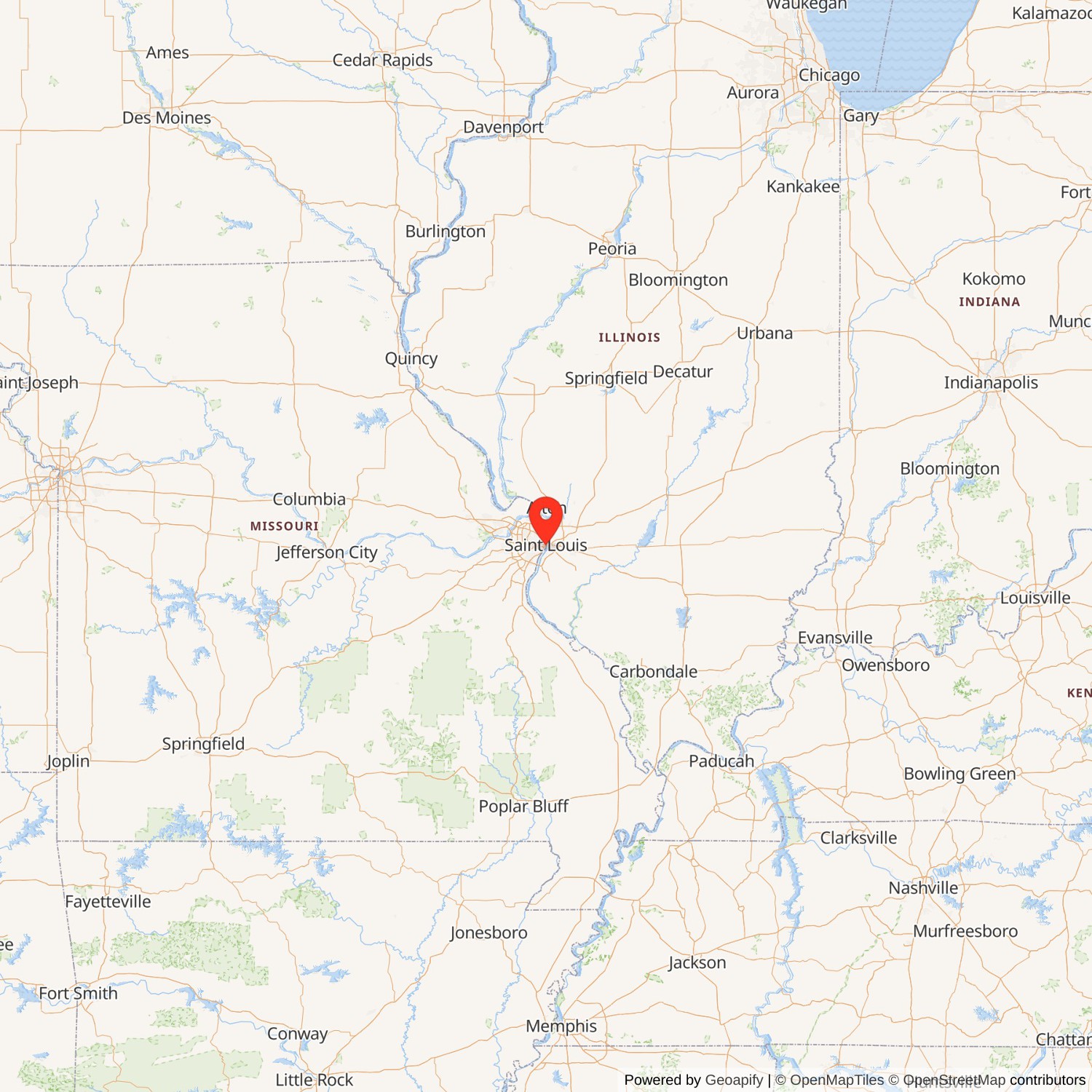 Crunden-Martin Manufacturing Company State Map