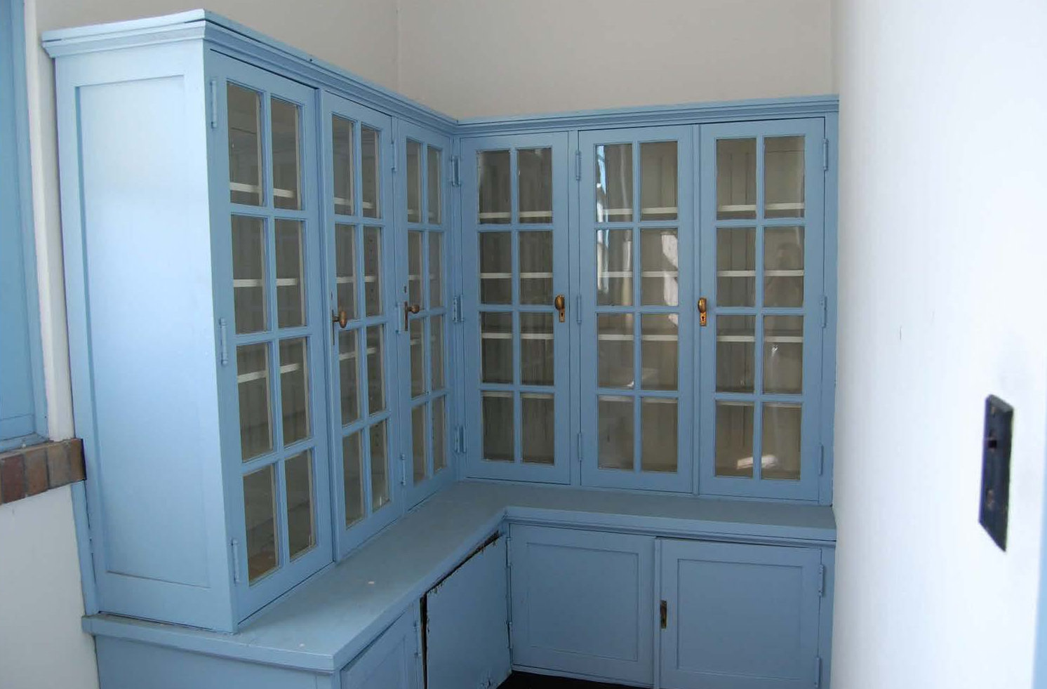 Gratiot School, St. Louis Missouri First Floor Detail of Built-In Cabinetry of South Wing (2015)