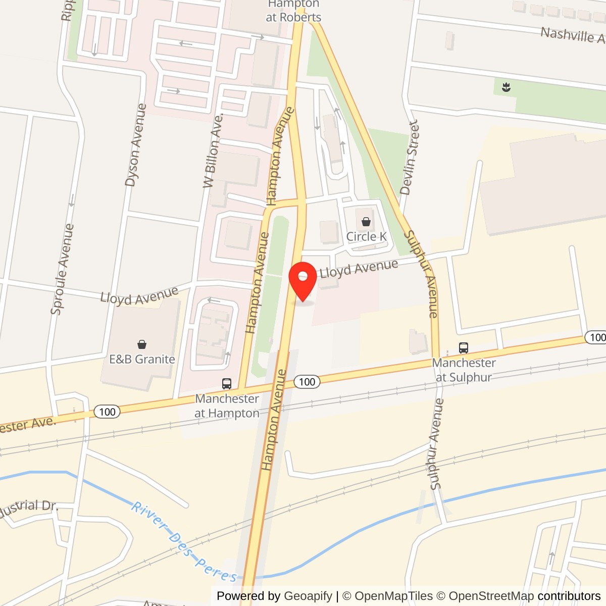 Gratiot School Location Map