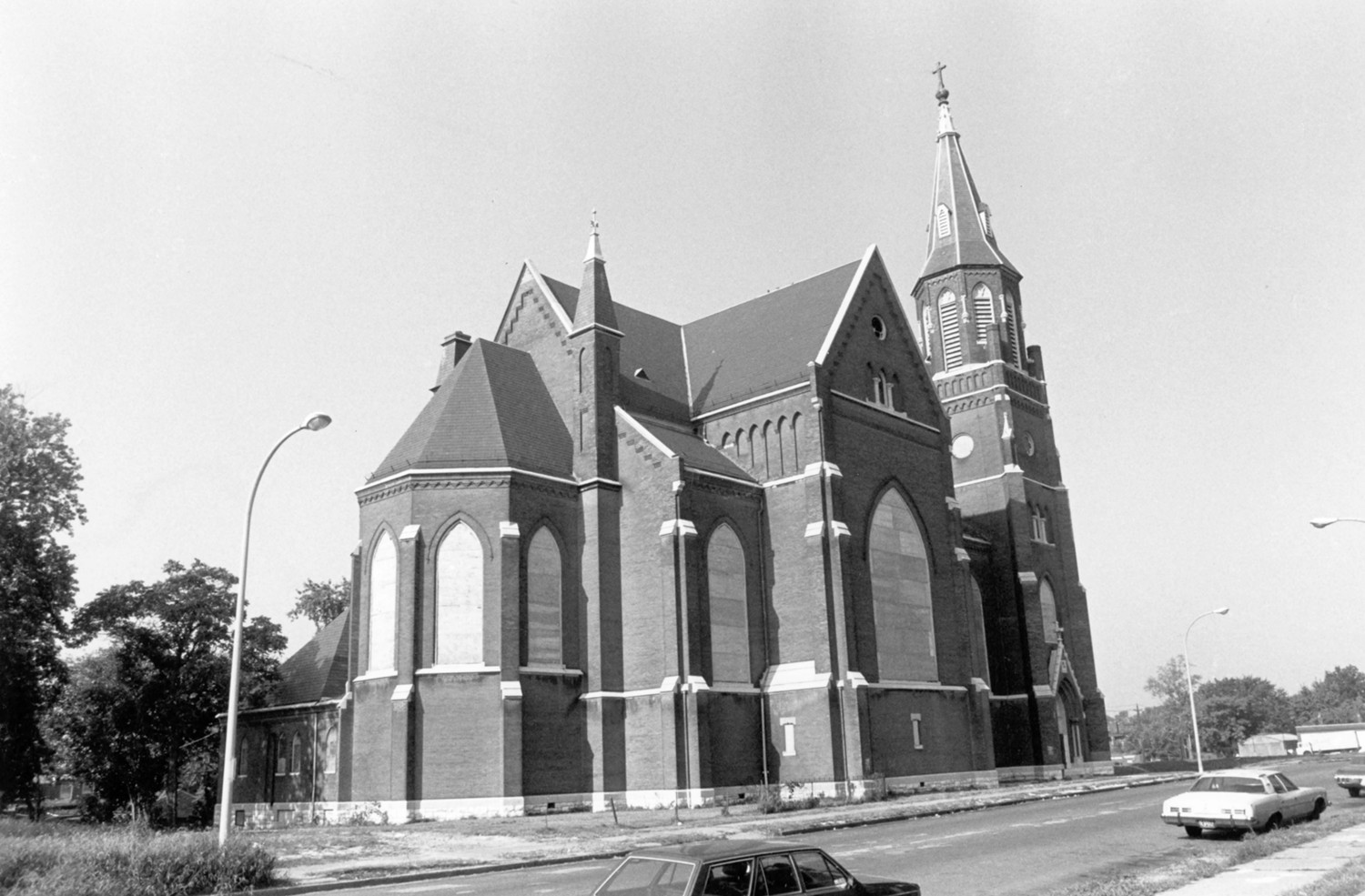 Church, north and east elevations (1986)