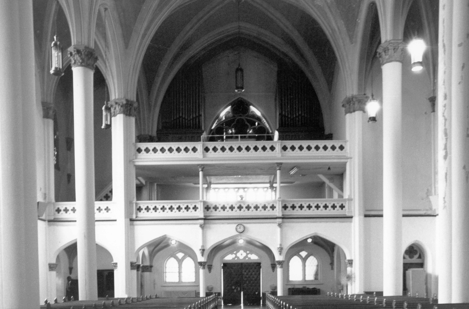 St. Augustine's Roman Catholic Church, St. Louis Missouri Nave and choir gallery (1986)