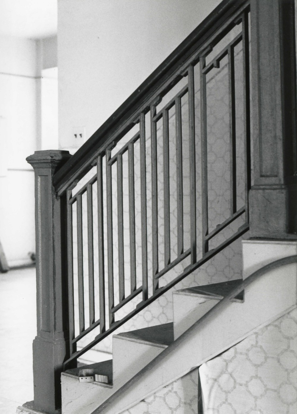 New Alcazar Hotel - Central Building, Clarksdale Mississippi Stairway 3<sup>rd</sup> floor (1994)