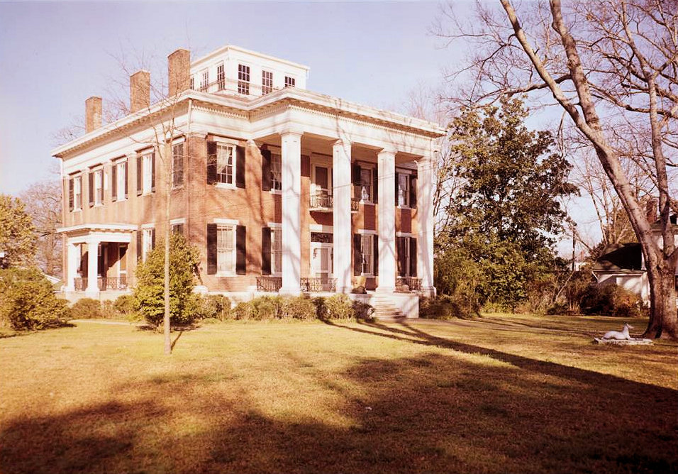 Riverview Mansion - Burris House - McLaran-Humphreys House, Columbus Mississippi 1975 South and East Sides