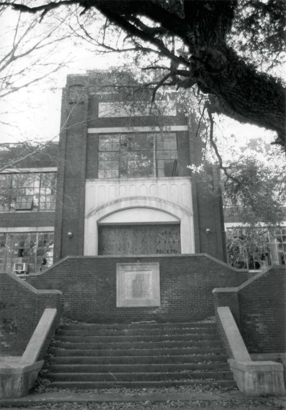 Carr Junior High School - Carr Central High School, Vicksburg Mississippi Front of building (1999)
