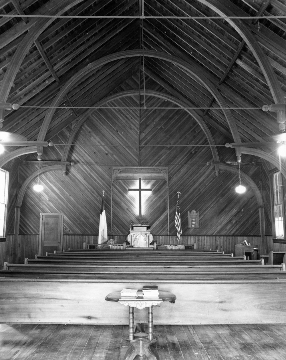 Yokena Presbyterian Church, Vicksburg Mississippi Interior (1984)