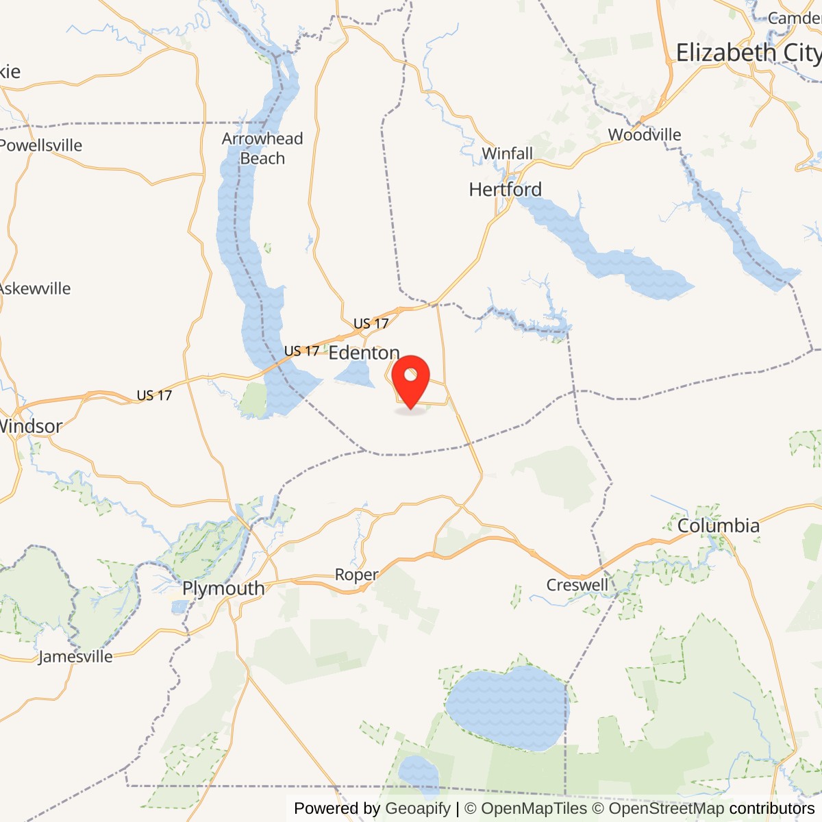 Athol Plantation House Location Map