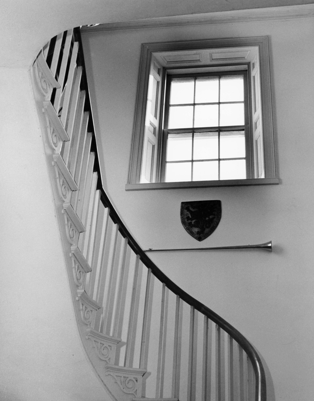 Farmville Plantation, Elmwood North Carolina Stairs and Second Story Window (1972)