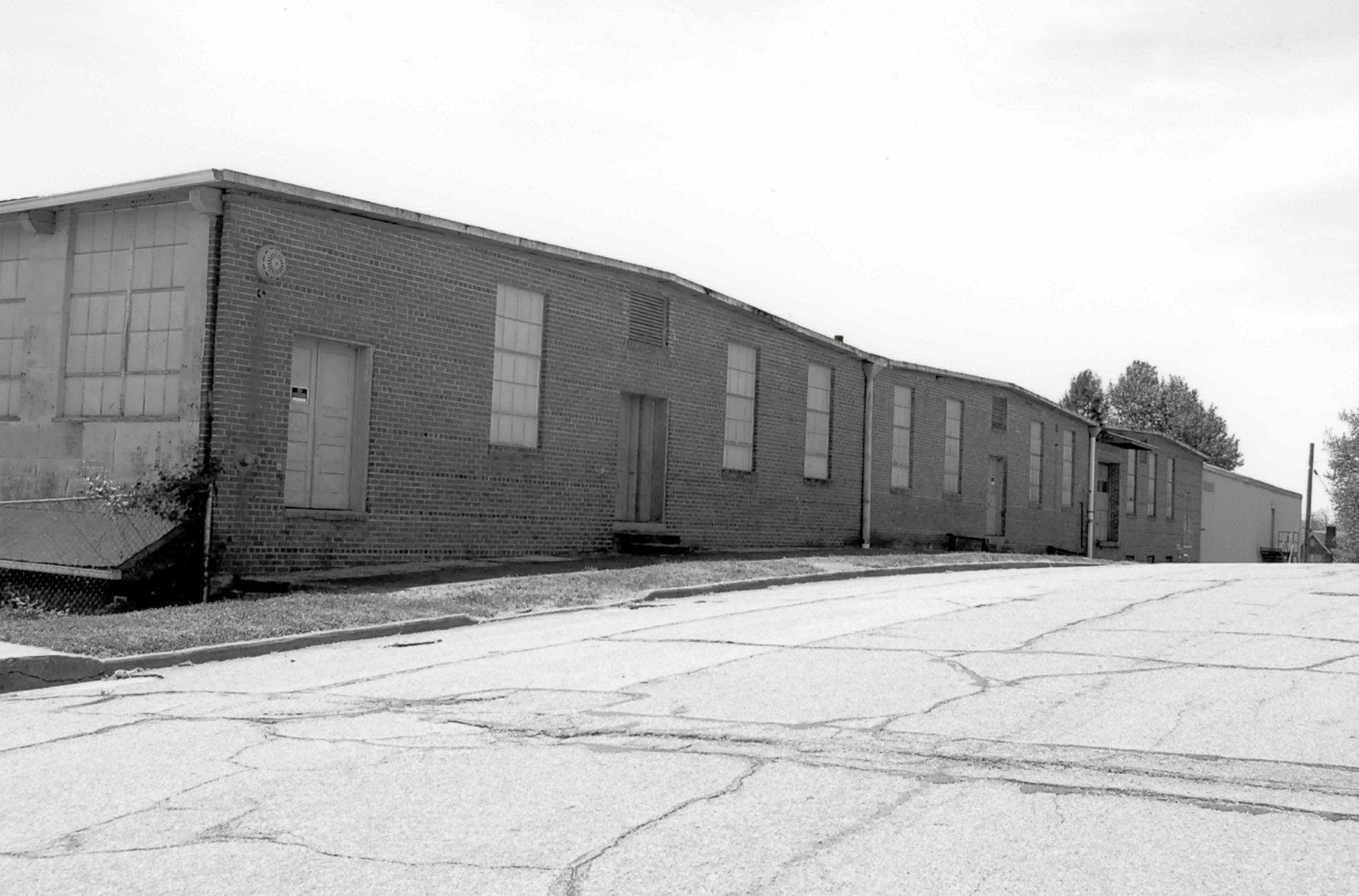 Wilkes Hosiery Mills, North Wilkesboro North Carolina F Street (north) elevation (2007)