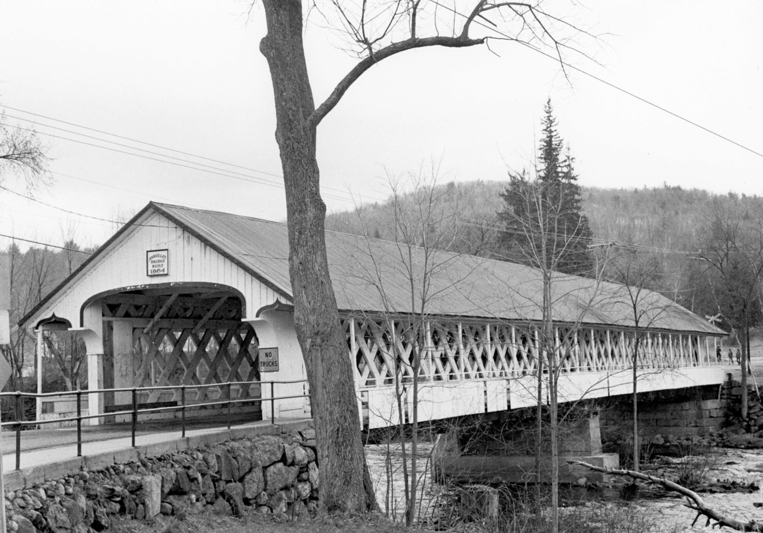 North portal and west side (1974)