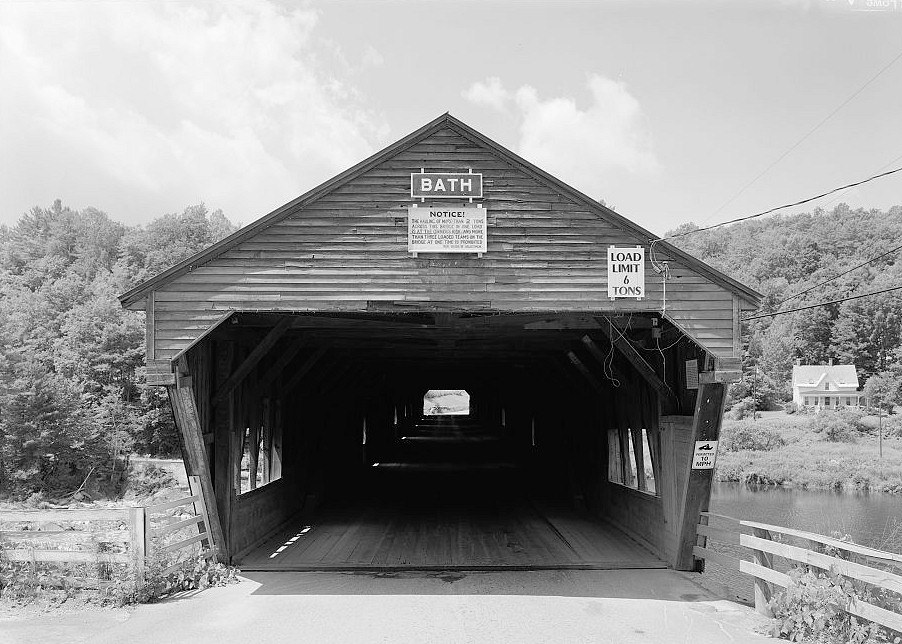 Bath Covered Bridge, Bath New Hampshire 2003 EAST PORTAL ELEVATION, BY WEST BY 260 DEGREES