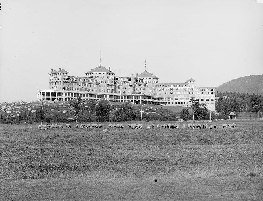 Mount Washington Hotel, White Mountains, Bretton Woods New Hampshire Mount Washington Hotel from Golf Links
