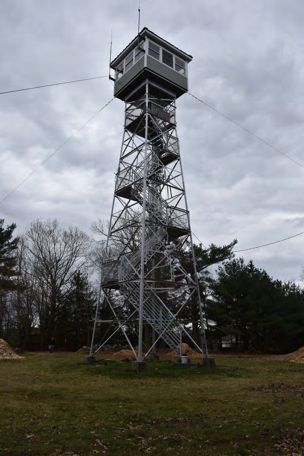 Warner Hill Fire Tower, Derry New Hampshire Looking southwest (2022)
