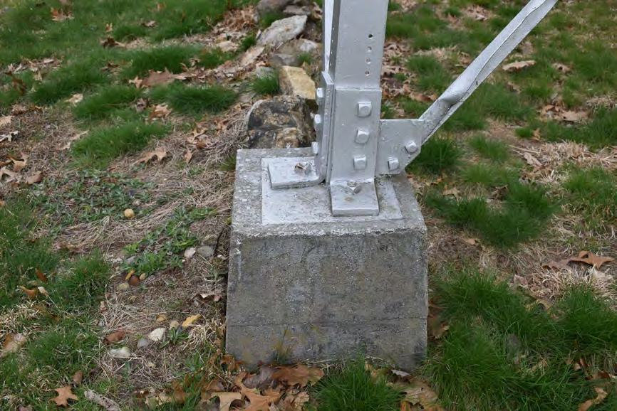 Warner Hill Fire Tower, Derry New Hampshire Fire tower footing (2022)