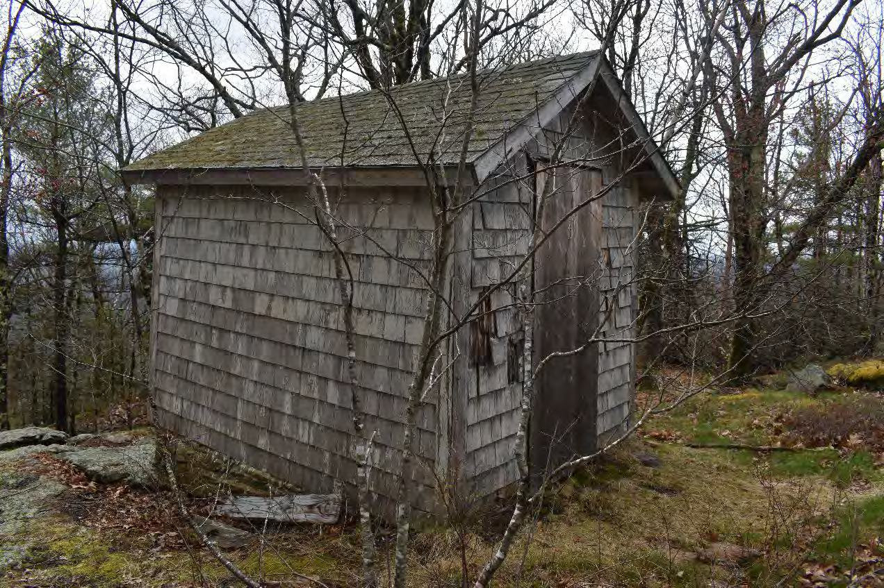 Blue Job Fire Tower, Farmington New Hampshire Watchman's cabin (2022)