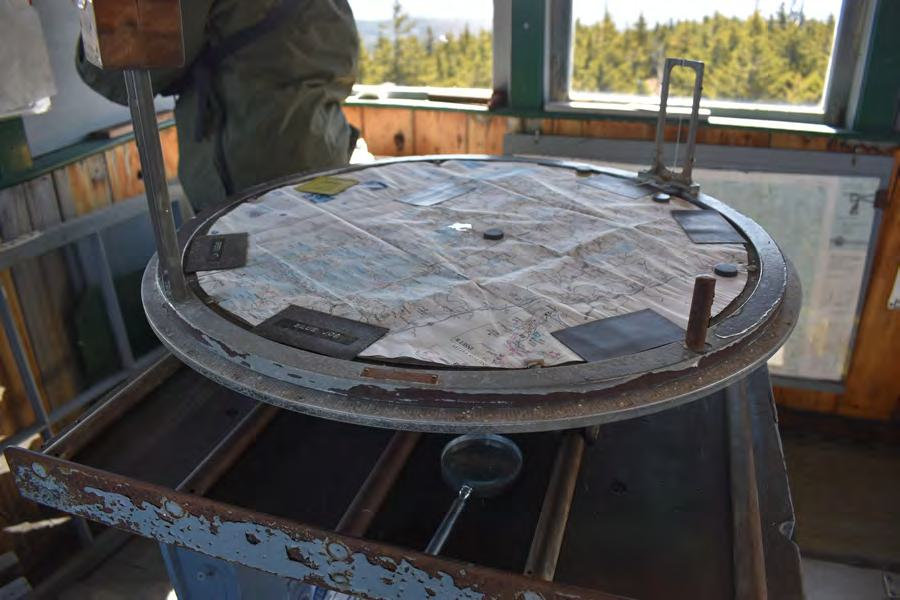 Belknap Mountain Fire Tower, Gilford New Hampshire Osborne Fire Finder (2022)