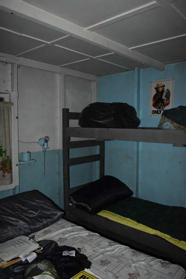 Belknap Mountain Fire Tower, Gilford New Hampshire Watchman's Cabin sleeping quarters (2022)
