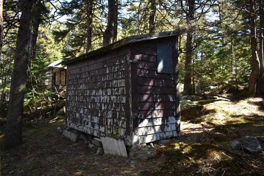 Belknap Mountain Fire Tower, Gilford New Hampshire Woodshed/Outhouse (2022)