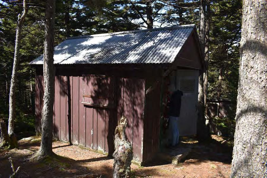 Belknap Mountain Fire Tower, Gilford New Hampshire Storage/Workshop (2022)