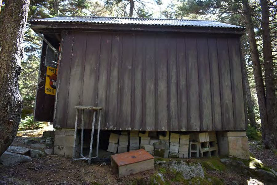 Belknap Mountain Fire Tower, Gilford New Hampshire Storage/Workshop (2022)