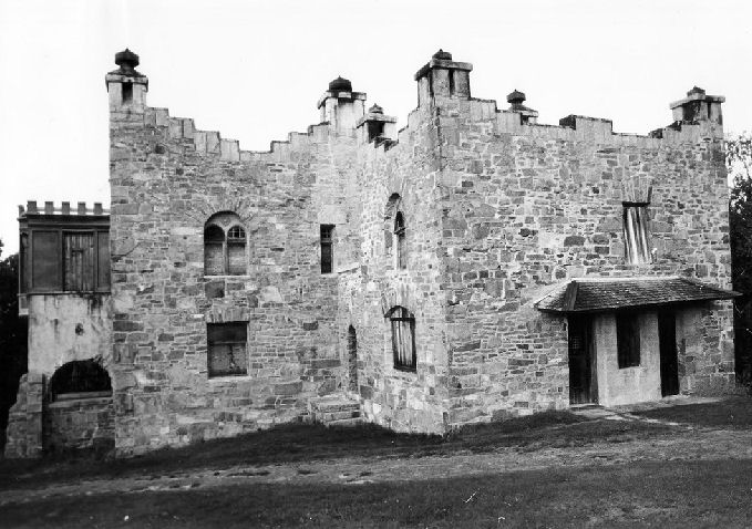 Kimball Castle, Gilford New Hampshire 1978 South facade of Kimball Castle. Entry porch to left, kitchen wing to right