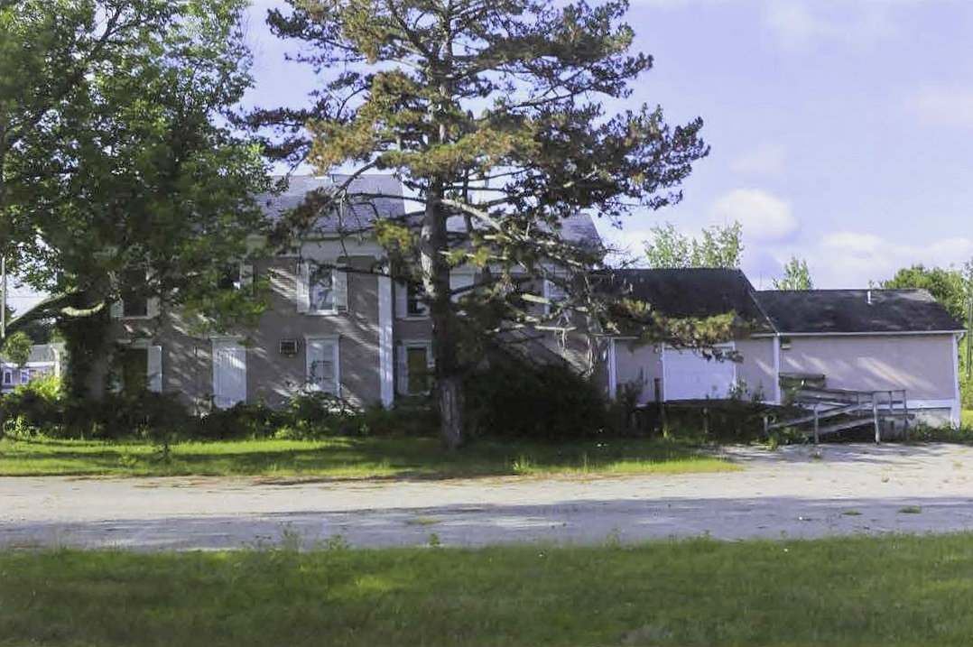Hathaway House, Laconia New Hampshire North elevation of the Hathaway House showing west end addition (2014)
