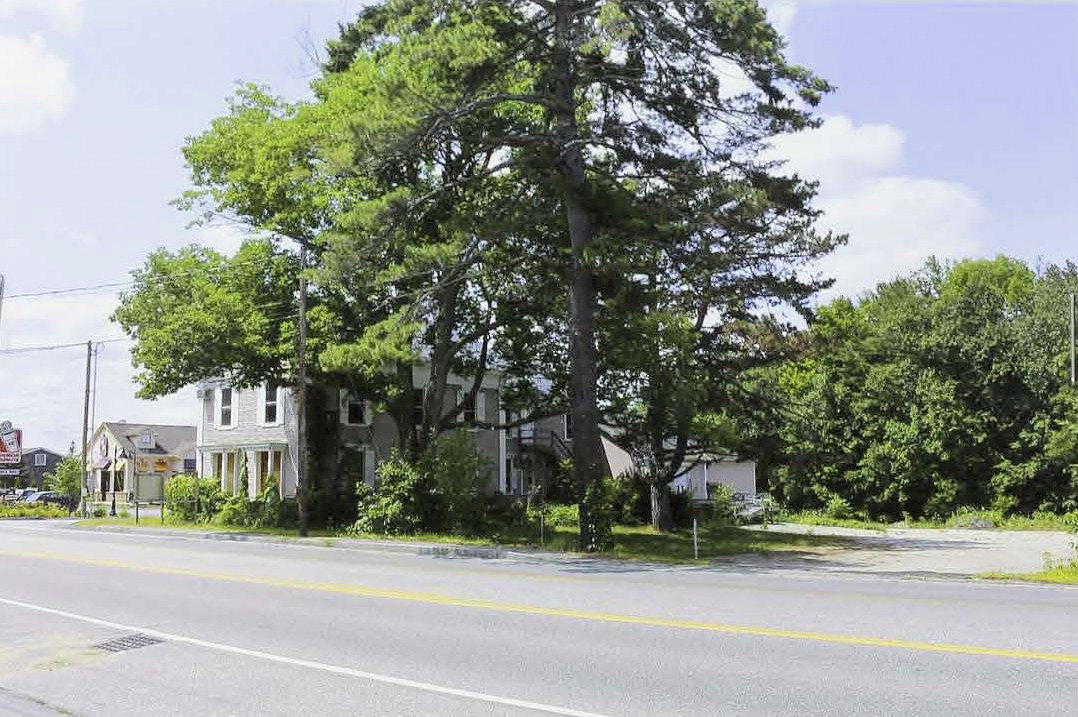 Hathaway House, Laconia New Hampshire The Hathaway House and cleared land on the north side of the property (2014)