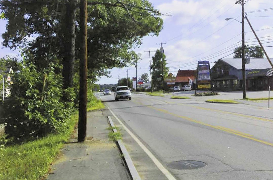 Hathaway House, Laconia New Hampshire Union Street, looking north from the Hathaway House (2014)