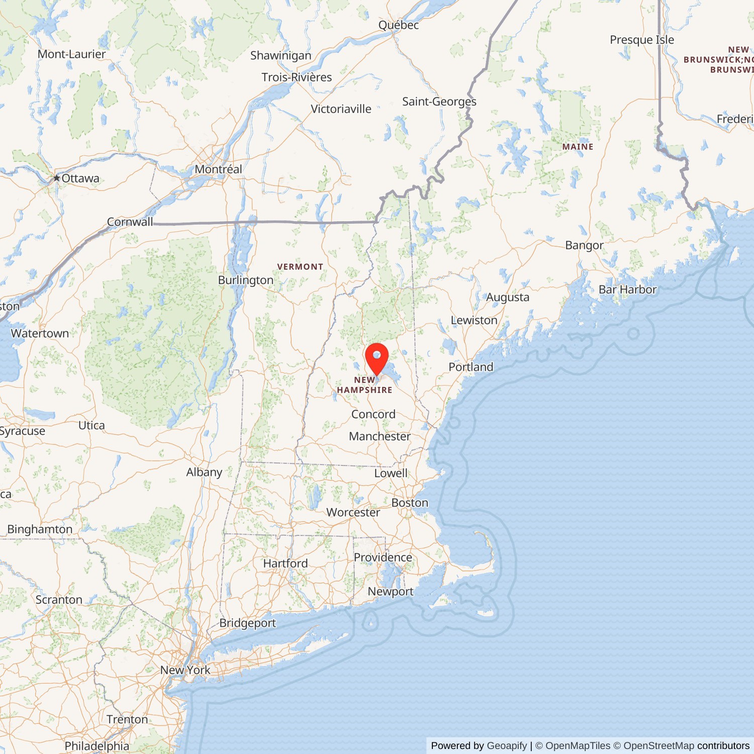 Laconia State School State Map