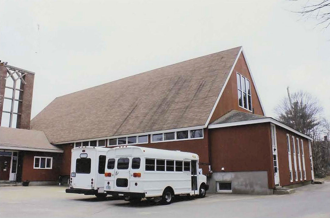 St. James Episcopal Church, Laconia New Hampshire North and west (rear) elevations of church (2014)