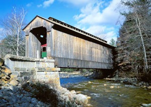 Clark's Covered Railroad Bridge, Lincoln New Hampshire