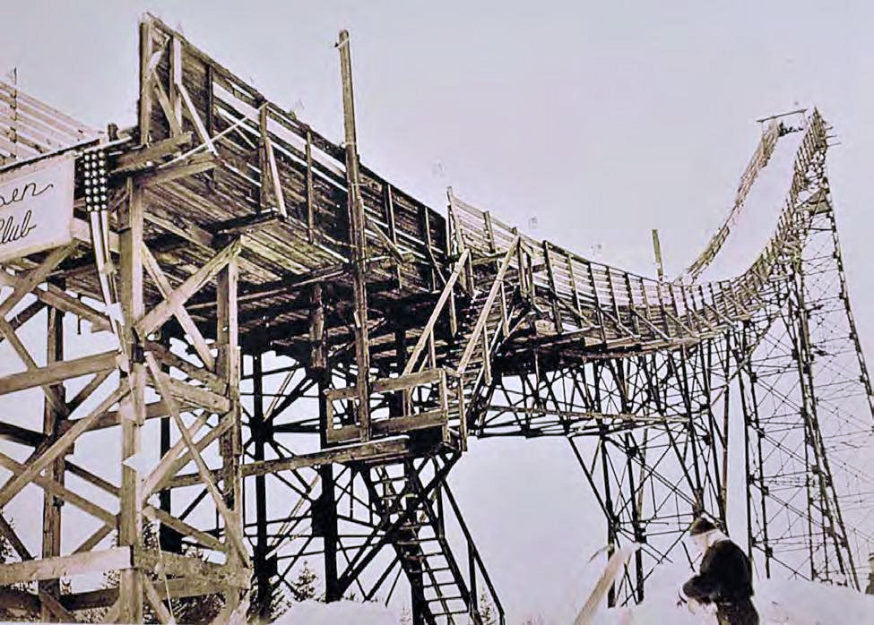 Nansen Ski Jump, Milan New Hampshire Nansen Ski Jump about the time of the 1957 U.S. National Ski Jumping Championships (1957)