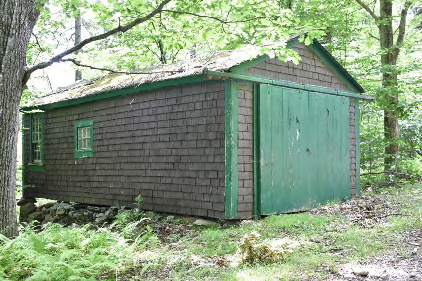 Croydon Peak Fire Tower, Newport New Hampshire Garage/Bunkhouse along Access Road (2022)