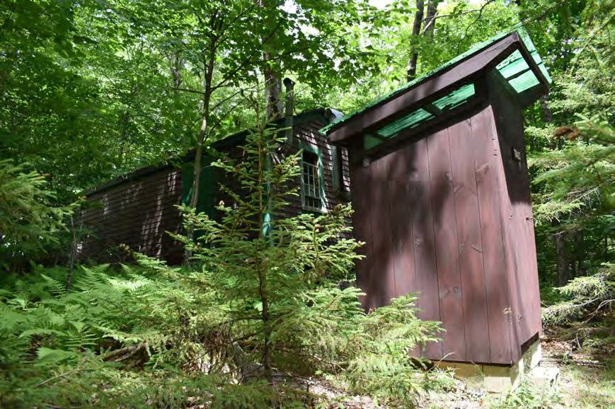 Croydon Peak Fire Tower, Newport New Hampshire Garage/Bunkhouse and Outhouse (2022)