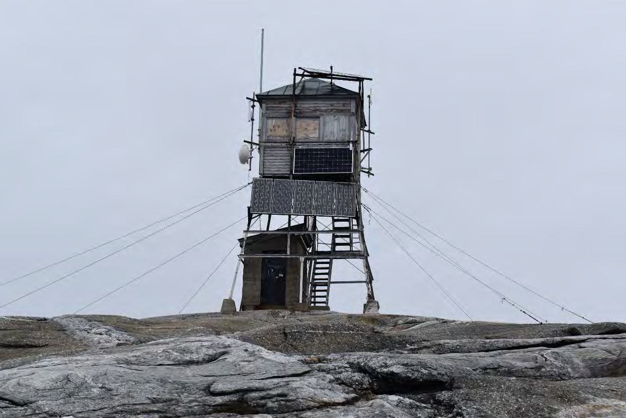 Fire Tower, looking northeast (2022)