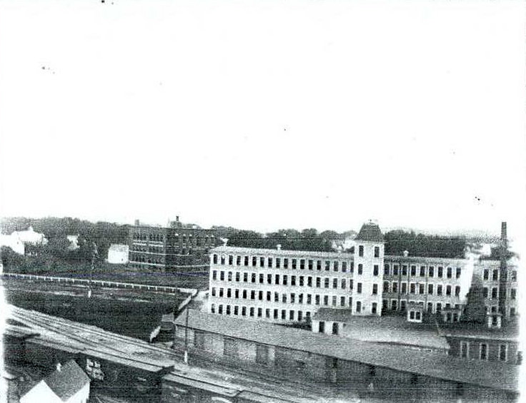 Perkins & Jones Shoe Factory, Rochester New Hampshire View of Perkins, Linscott & Co. (1900)