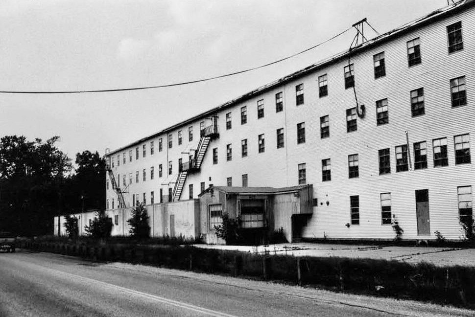 Perkins & Jones Shoe Factory, Rochester New Hampshire West elevation looking Columbus Avenue (2005)
