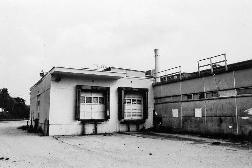 Perkins & Jones Shoe Factory, Rochester New Hampshire Loading dock addition, north and east elevations (2005)