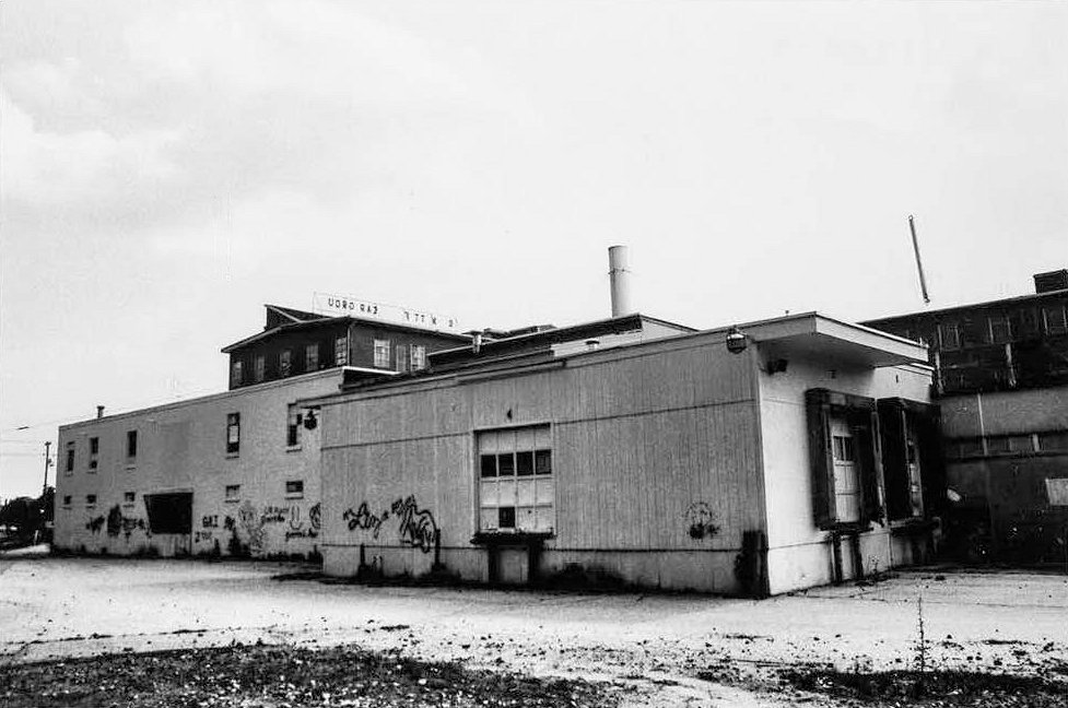 Perkins & Jones Shoe Factory, Rochester New Hampshire Loading dock addition, east wall (2005)