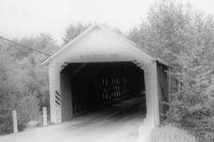 Slate Covered Bridge, Westport New Hampshire