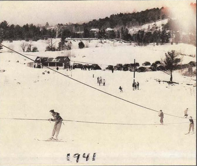 Abenaki Ski Area Wolfeboro, New Hampshire Abenaki Ski Area with lodge in background (1941)