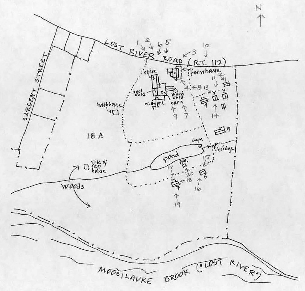 Maple Haven Campground, Woodstock New Hampshire Property Layout