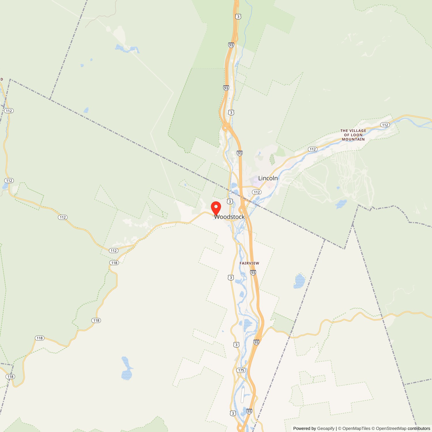 Maple Haven Campground Location Map