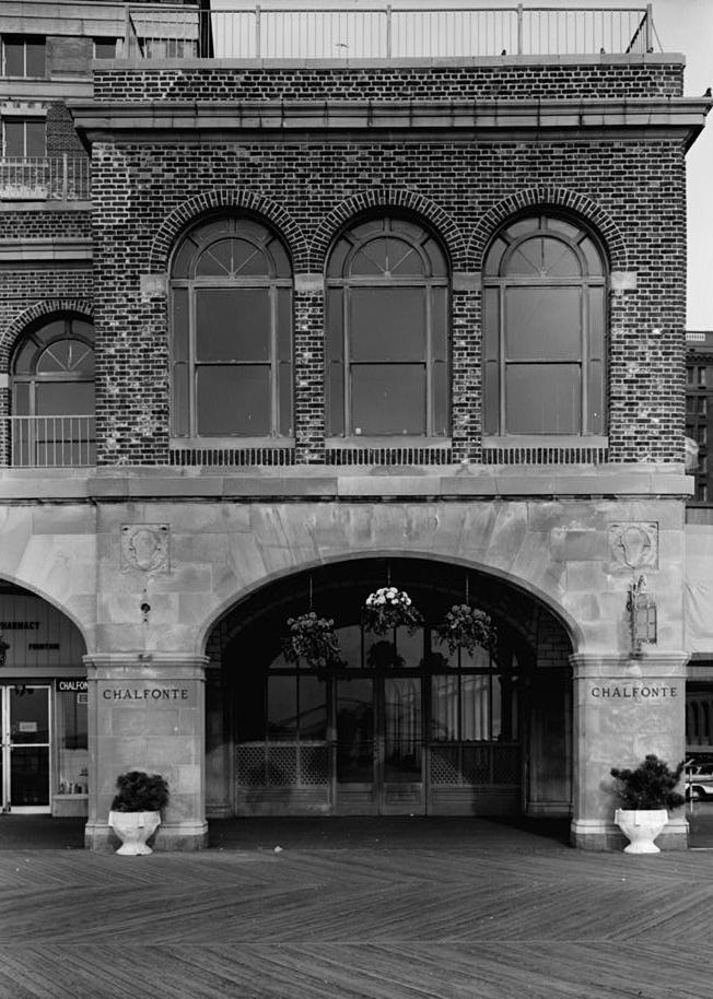 Chalfonte Hotel, Atlantic City New Jersey 1980 BOARDWALK ENTRY