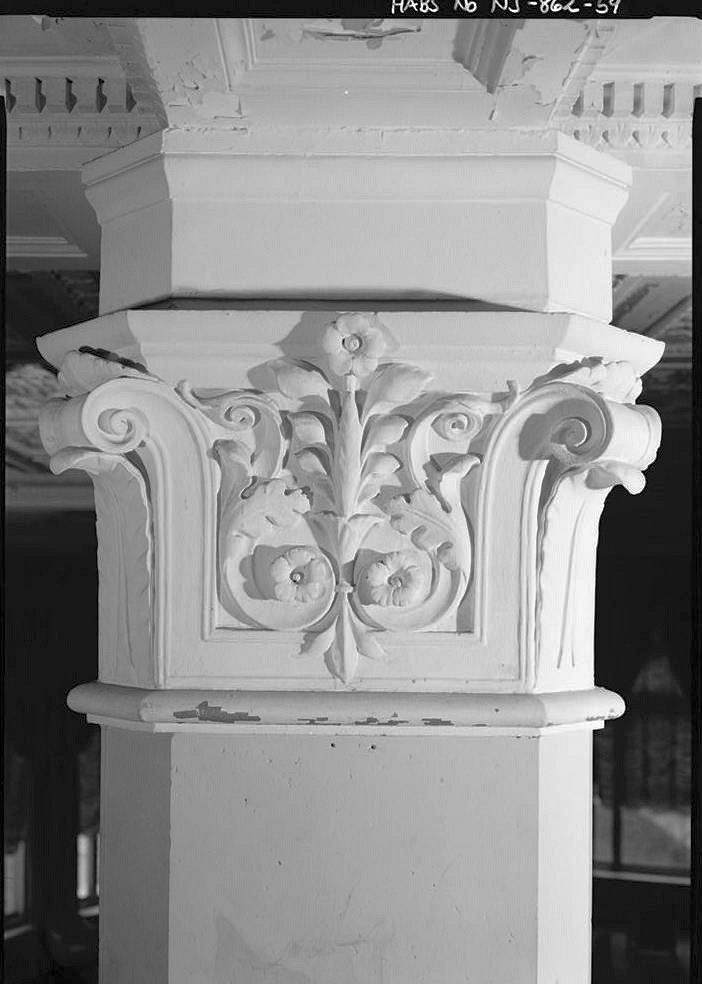 Dennis Hotel, Atlantic City New Jersey DETAIL OF CAPITAL IN LOBBY