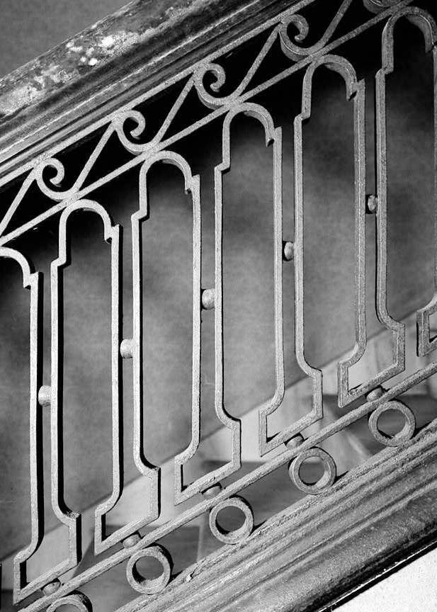 Dennis Hotel, Atlantic City New Jersey DETAIL OF BALUSTRADE ON THE EAST (SECONDARY) STAIRCASE