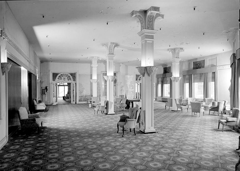Marlborough Hotel, Atlantic City New Jersey INTERIOR VIEW OF PARLOR