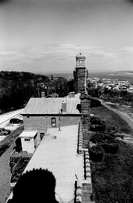 Navesink Light Station - Twin Lights Lighthouse, Highlands New Jersey View from South Tower looking north