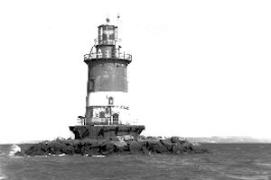 Romer Shoal Light Station Lighthouse, Highlands New Jersey